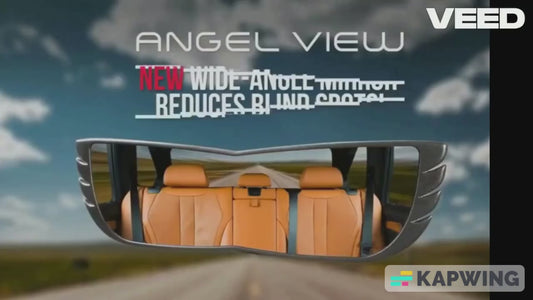 Wide Angle Rearview Mirror with Angel Vision